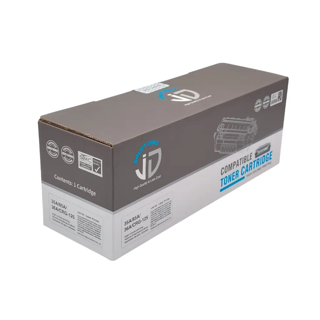 CARTUCHO DE TONER HP 85A 35A 36A 78A P1005 1006 C1102 1505 M1120 1130 1132 1212 1217 Canon CRG 125 LBP3018 3010 3050 3150 3250 6018 4770 (JD)