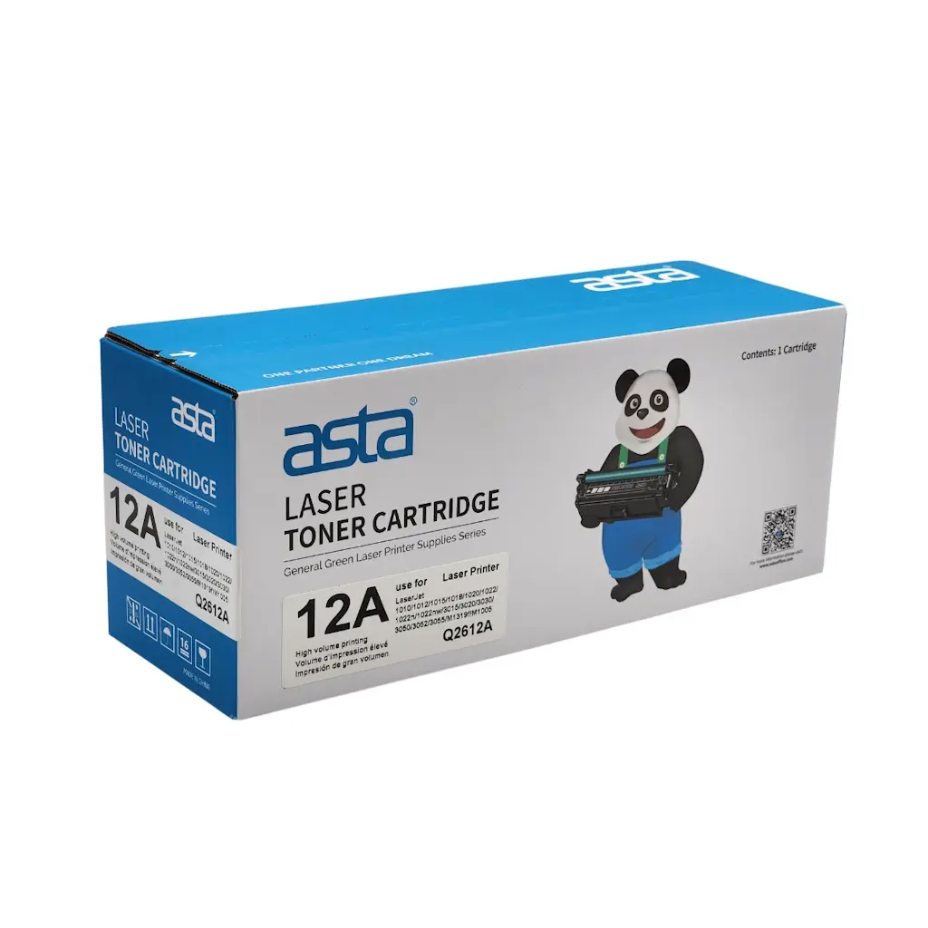 CARTUCHO DE TONER ASTA 12A FX104 FX9 HP 1010 1012 1015 1018 1020 1022 3015 3020 3030 3050 3052 3055 M1319F CANON 4100