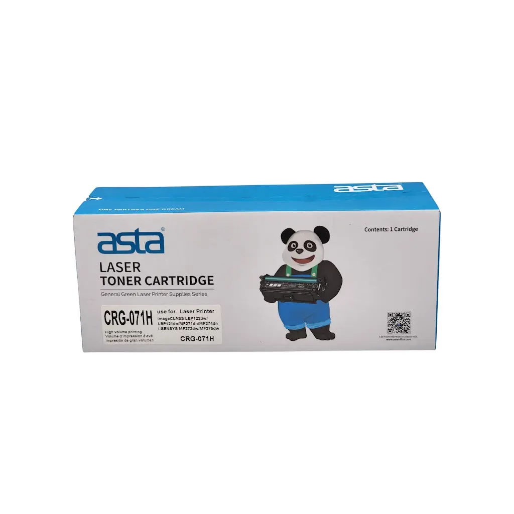 CARTUCHO DE TONER ASTA CRG-071H CON CHIP HP IMAGECLASSE LBP122dw LBP121dn LBP120 CANON MF271dn MF274dn i-SENSYS MF272dw MF275dw