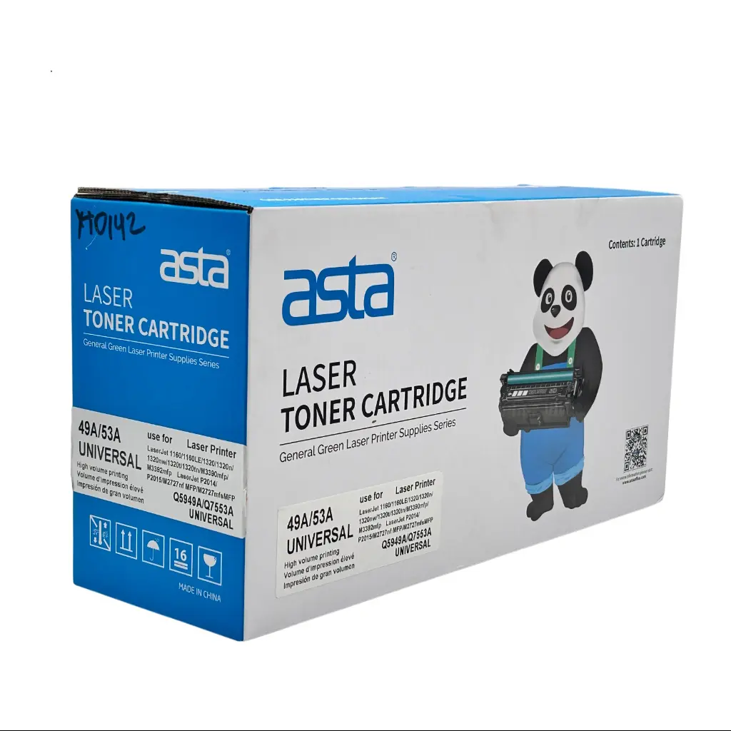 CARTUCHO DE TONER ASTA HP 49A 53A 1160 1320 3390 3392 P2014 2015 M2727 CANON LBP 3300 3310 3360 3370