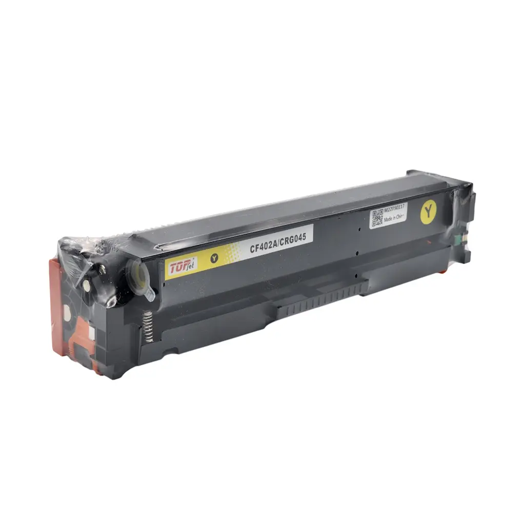CARTUCHO DE TONER HP CF401A 201A M252 M277 CANON CRG045 LBP612 MF632 MF634 AMARILLO TOPJET