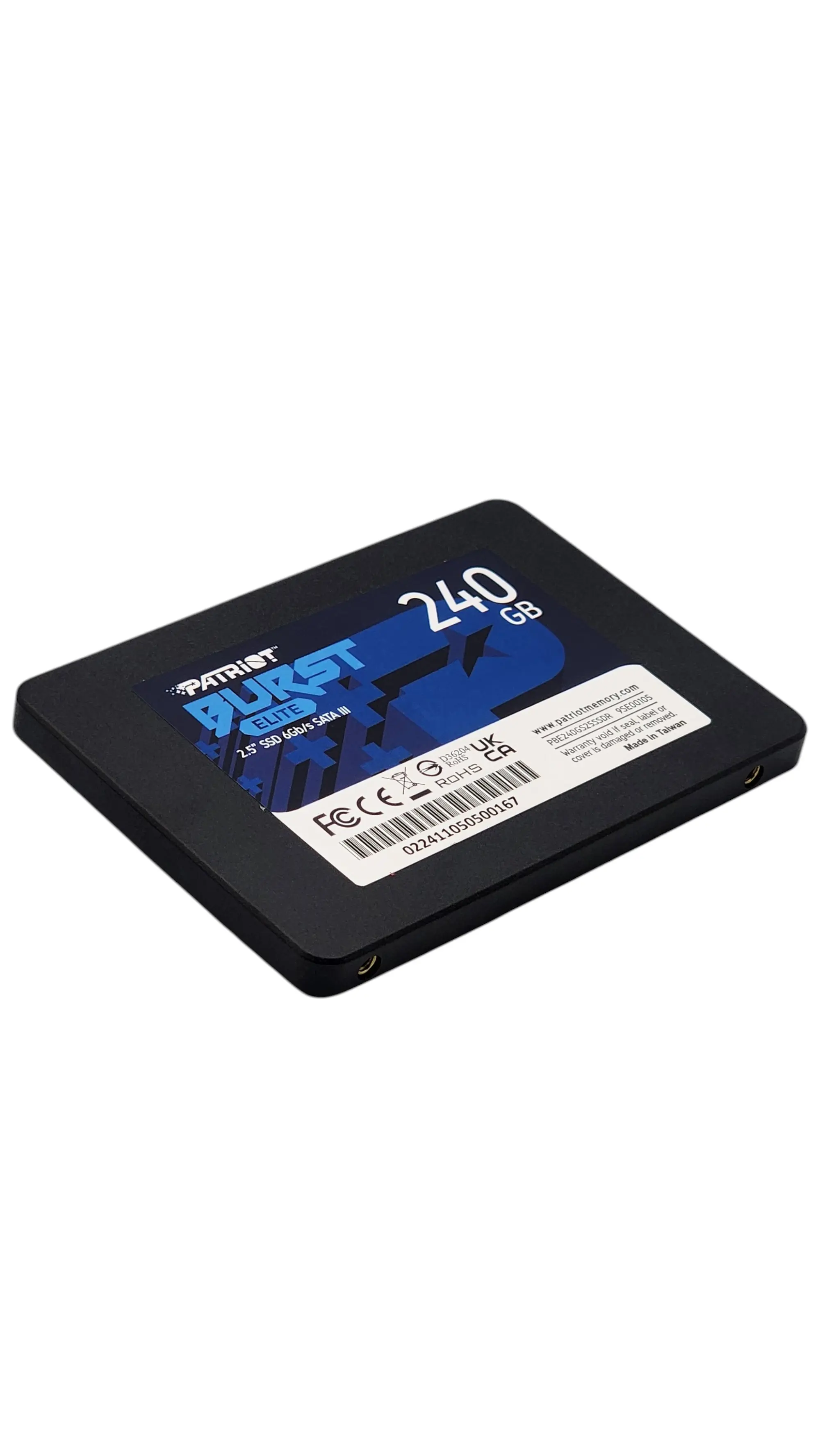 DISCO DURO EXTERNO 240GB PATRIOT BURST ELITE SATA 3 SSD 2.5