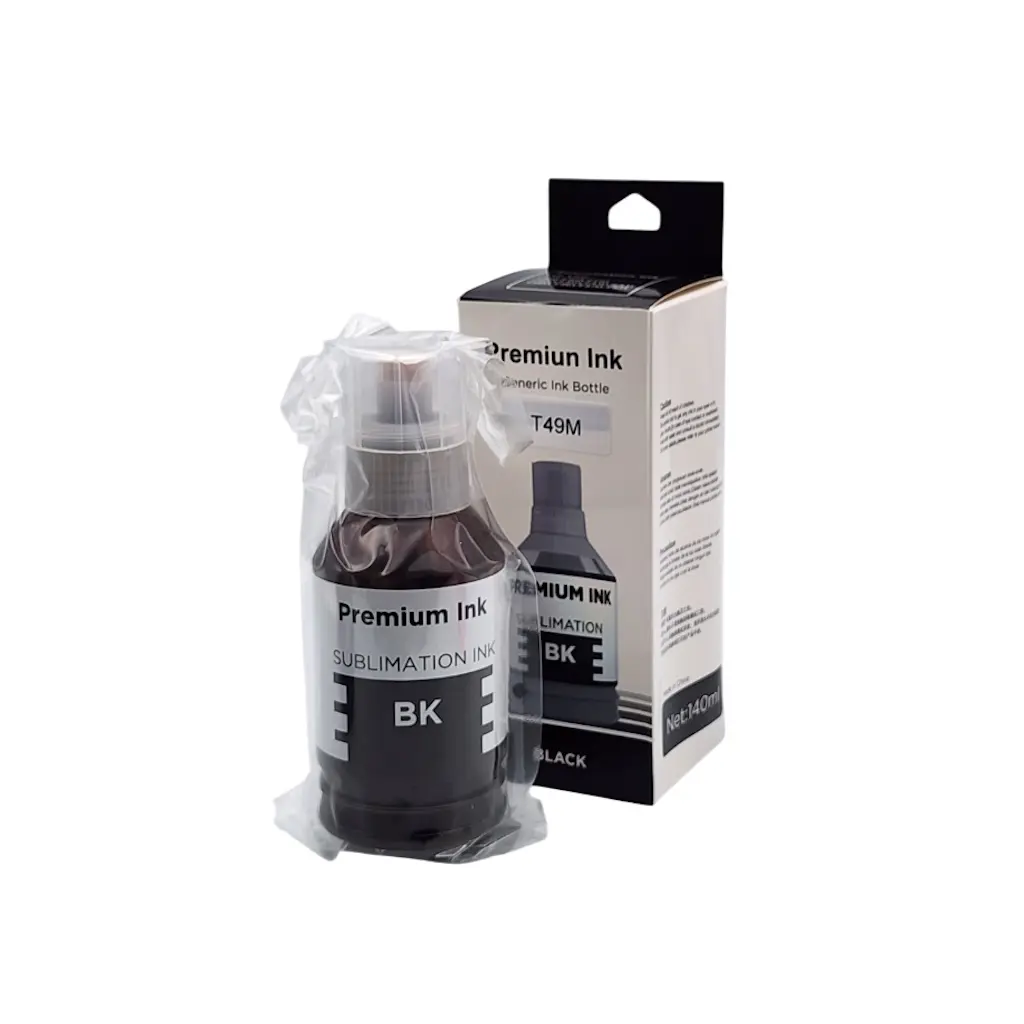TINTA PREMIUN INK NEGRO EPSON SUBLIMACION T49M ET-8500 ET-8550 F170 F570 F571 140ML