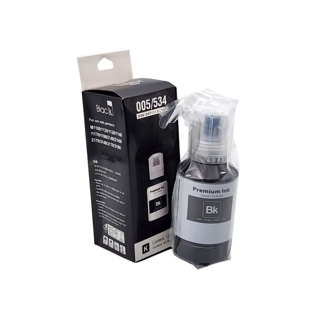 TINTA PREMIUN INK NEGRO EPSON T534 M1120 M1180 M2170 M3170 M3180 127ML