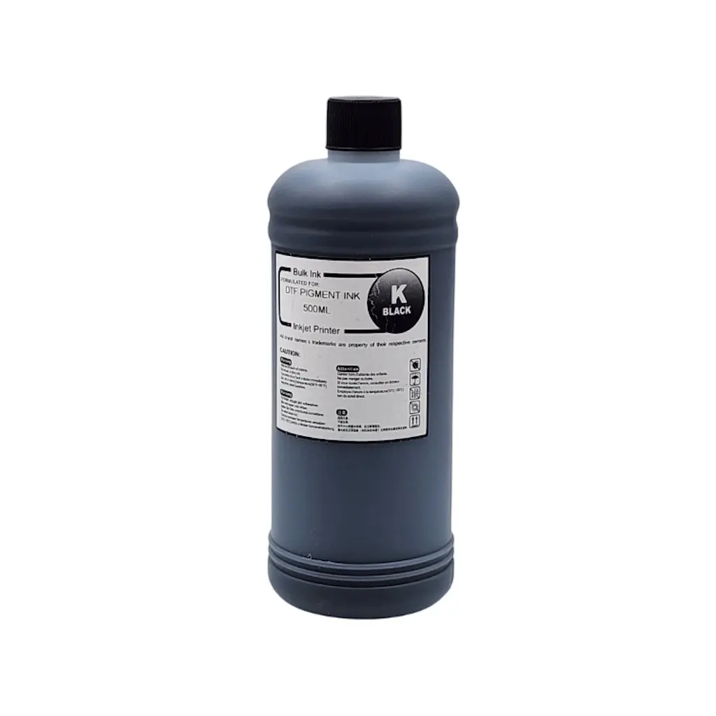 TINTA PREMIUN INK DTF PINGMENTO NEGRO 500ML