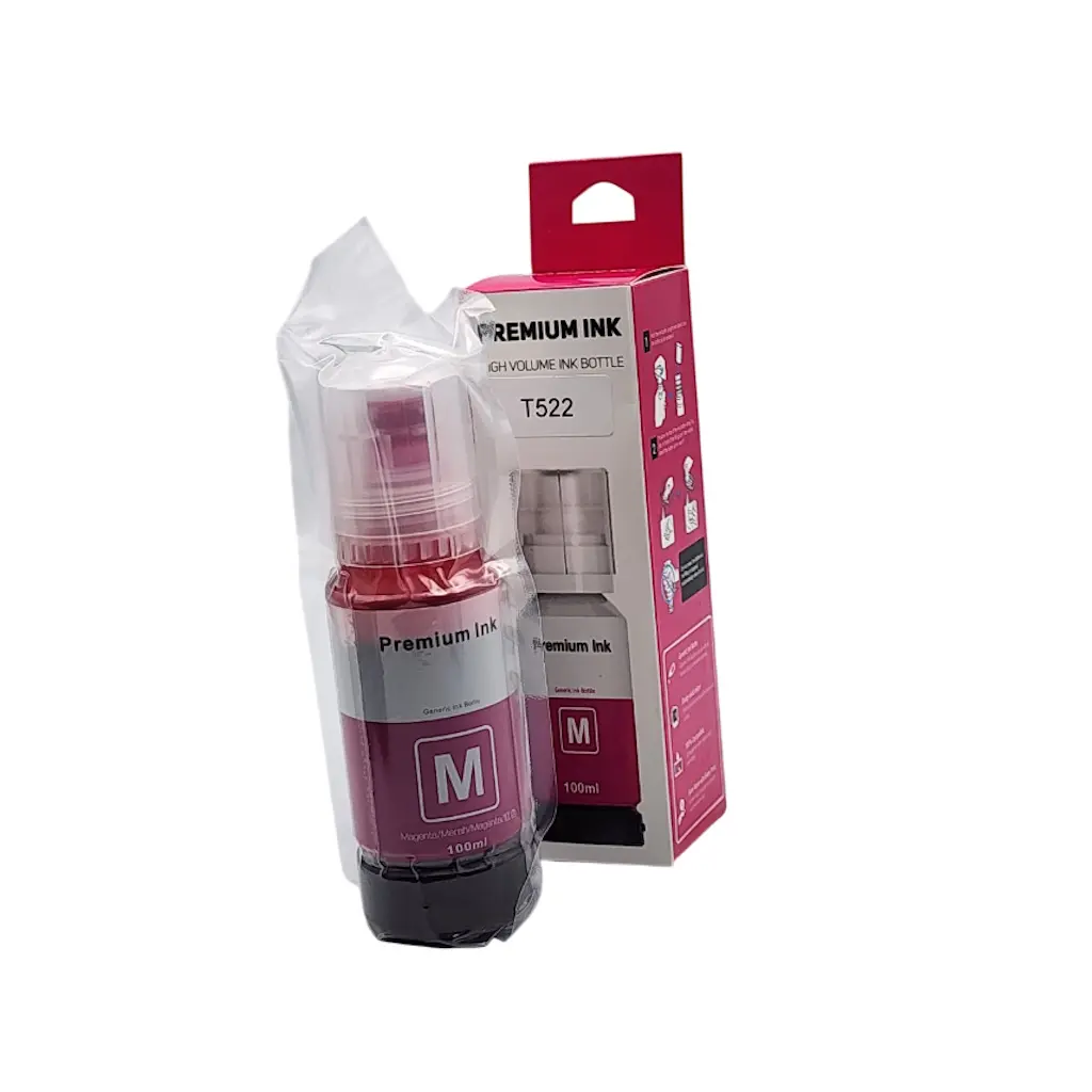 TINTA EPSON MAGENTA T522 ET-2720 ET-2800 ET-2803 ET-4800 ET-4700 PREMIUN INK 100ML