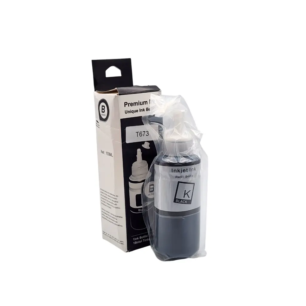 TINTA EPSON T673 L800 L805 L810 L850 PREMIUN INK NEGRO 100ML