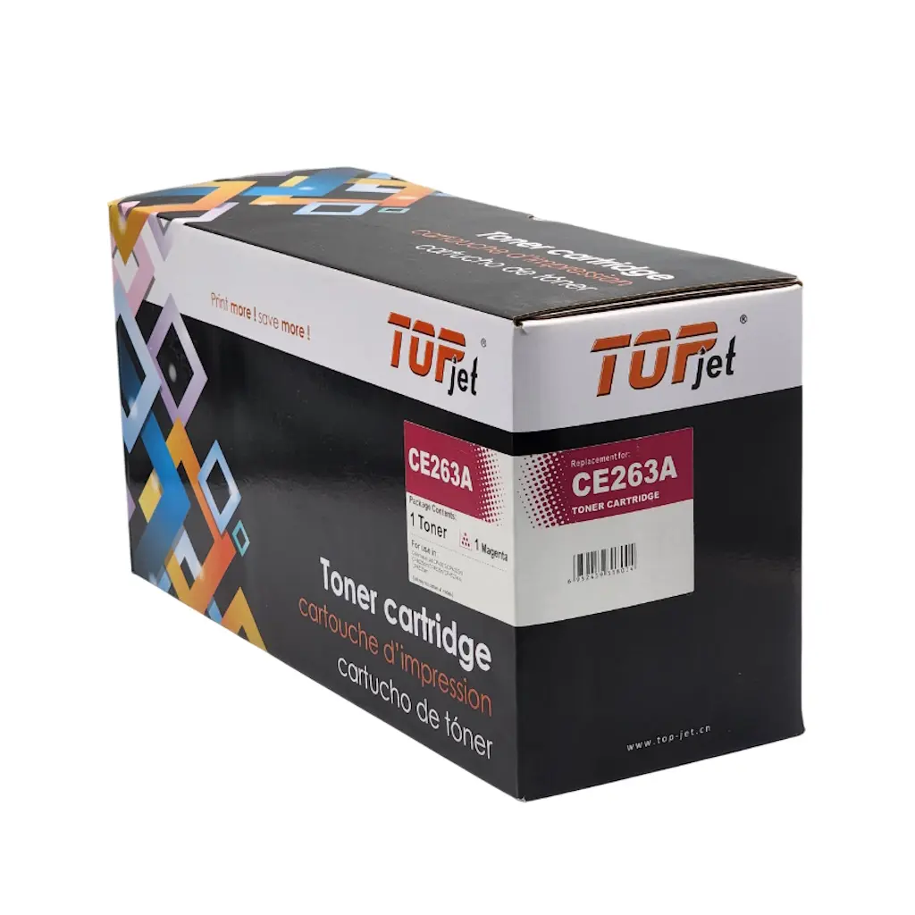CARTUCHO TOPJET MAGENTA HP CE263A 647A CP4025 CP4525