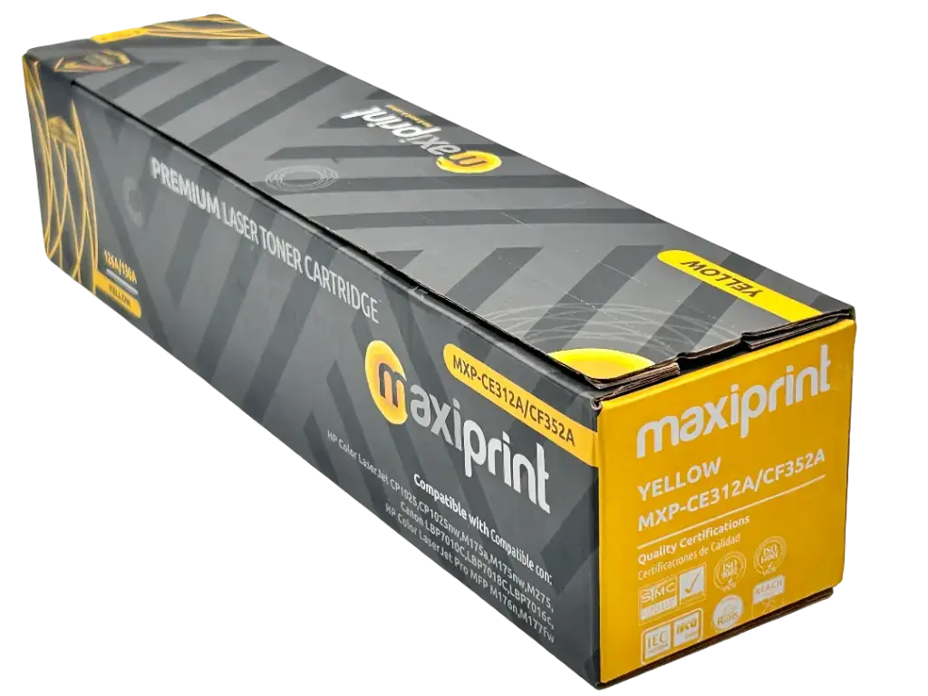 CARTUCHO DE TONER AMARILLO HP 126A 130A CE312A CF352A PRO M175 176 177 275 CP1025 CANON LBP7010 7016 7018