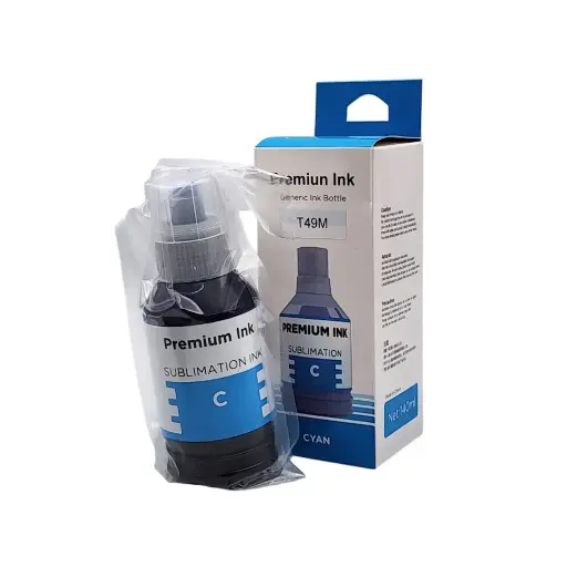 [TI0033] TINTA PREMIUN INK CIAN EPSON SUBLIMACION T49M ET-8500 ET-8550 F170 F570 F571 140ML
