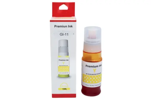 [TI0005] TINTA PREMIUN INK AMARILLO CANON GI-190 GI-490 GI-790 GI-890 GI-990 G1800 G2800 G3800 G1000 G2000 G1100 G2900 G3900 70ML
