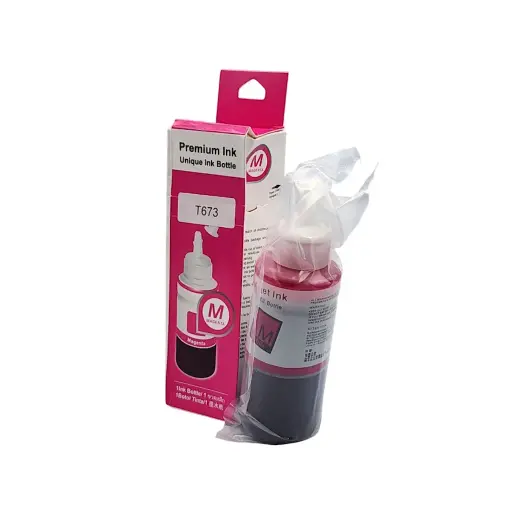 [TI0043] TINTA EPSON T673 L805 L810 L850  PREMIUN INK MAGENTA 100ML