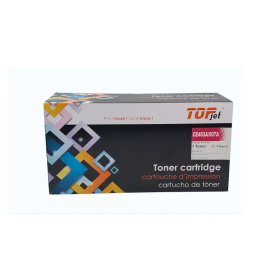 [CA0091] CARTUCHO DE TONER MAGENTA HP CE403A 507A LJ 500 COLOR M551 M575 CANON LBP5480 LBP7780 TOPJET 