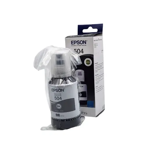 [XT0138] TINTA EPSON T504 L4150 L4160 L6161 L6171 L611 NEGRO 127ML ORIGINAL