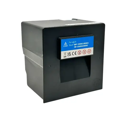 [CA0347] CARTUCHO DE TONER CIAN RICOH MP C6503 C8003 IM C6500 IM C8000 (KATUN) 707g 