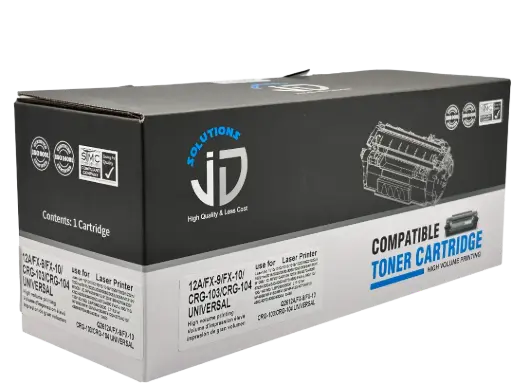 [CA0371] CARTUCHO DE TONER JD 12A FX104 FX9 HP 1010 1012 1015 1018 1020 1022 3015 3020 3030 3050 3052 3055 M1319F CANON 4100  