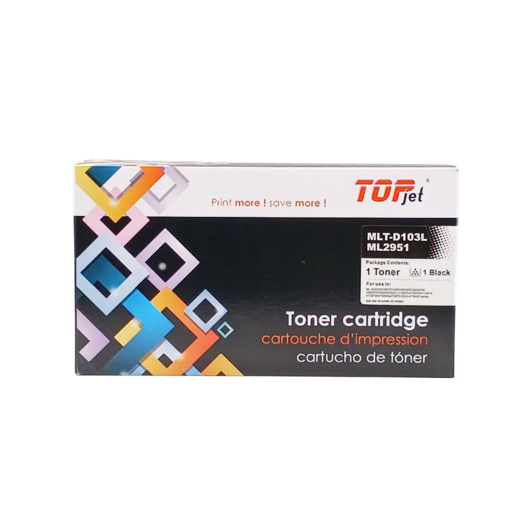 [CA0206] CARTUCHO DE TONER SAMSUNG MLT-D103L ML2951 2965 2950 Scx4729 TOPJET
