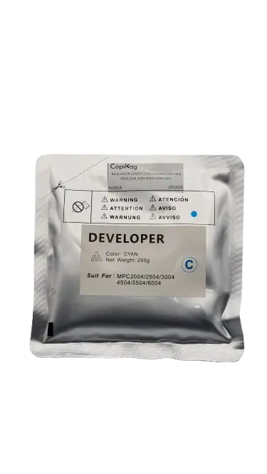 [RV0018] REVELADOR GENERICO RICOH MPC2503 3503 4503 2504 3504 4504 CYAN 250G