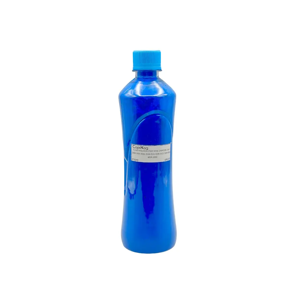 [XT0340] TONER RECARGA CIAN SERIE 3 MPC305 2503 2504 3003 3503 3504 4503 4504 5503 5504 6003 6004 200G